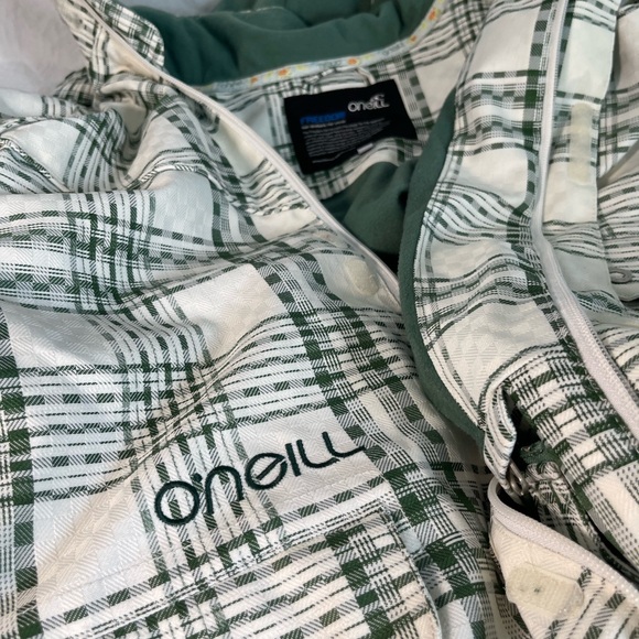 Vintage Europe O’neill Checkered Winter Ski Snowboard Jacket Size XL - Picture 10 of 10
